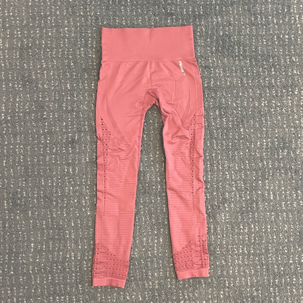 Gymshark Full Length Leggings - Pink